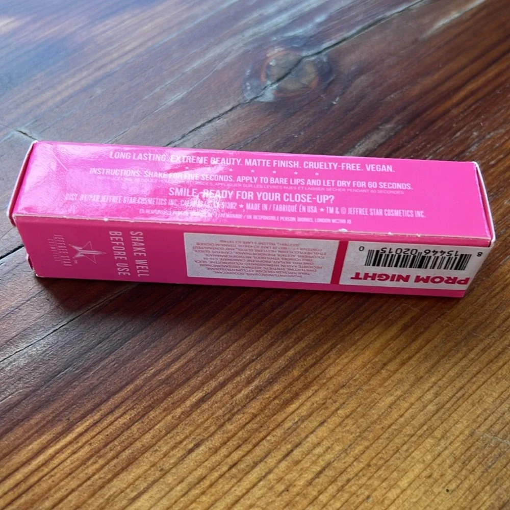New in Box Jeffree Star Velour Liquid Lipstick‎ in Prom Night Bright Neon Pink